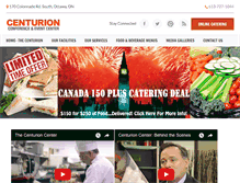 Tablet Screenshot of centurioncenter.com
